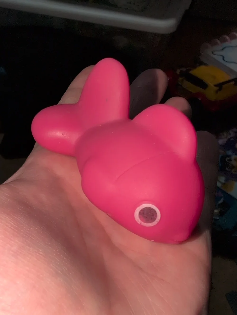 ❤️‍🔥10/$10❤️‍🔥 Pink Rubber Fish Bath Toy